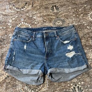 Old Navy Distressed Blue Jean Shorts